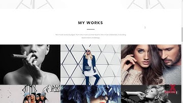 Jon Bin - Freelancer Photographer Portfolio Moto CMS 3 Template TMT I