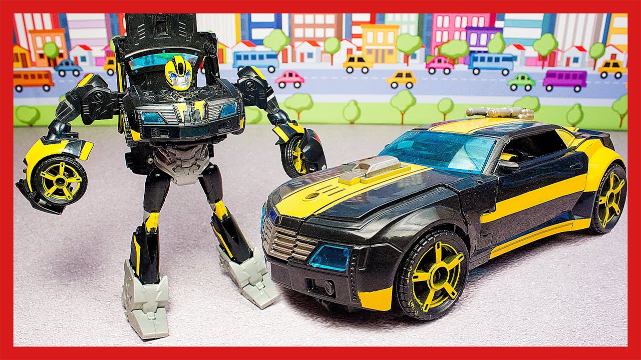 Мультфильм про трансформера Бамблби. Распаковка крутого трансформера ...