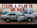 Volvo 740 radio, headlight wiper and boot leak in the rain