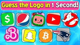 Guess the Logo in 1 second..! | 100 Most popular Logos in 2023