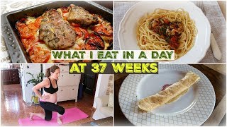 What I Eat in a Day #26 | Heavily Pregnant at 37 Weeks | Mediterranean Recipes screenshot 1