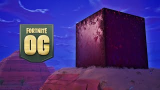 The Cube is back but in… red | Fortnite OG: Chapter 1 - Season 5
