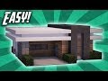 Minecraft: How To Build A Small Modern House Tutorial (#11)