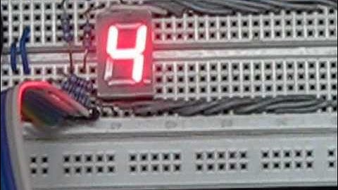 Seven Segment display interfacing with 8051 Microcontroller