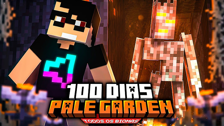 Sobrevivi 100 dias no NOVO BIOMA do Minecraft PALE GARDEN - O FILME