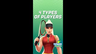 4 TYPES OF PLAYERS IN TENNIS CLASH! - #shorts screenshot 5