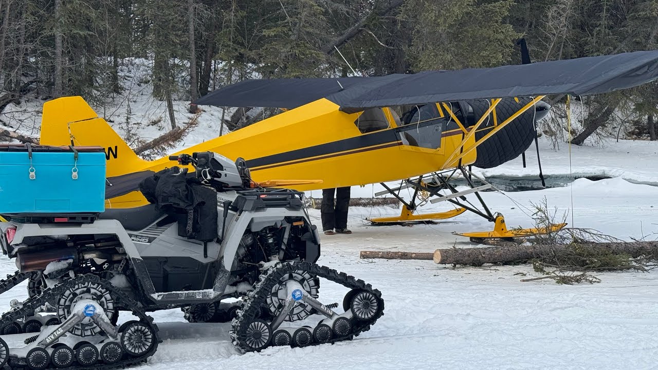 Winter Flying On Skis