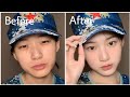 [抖音] Makeup sương sương đi học quân sự trong 5 phút