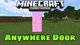How to make Working Anywhere Door in Minecraft PE