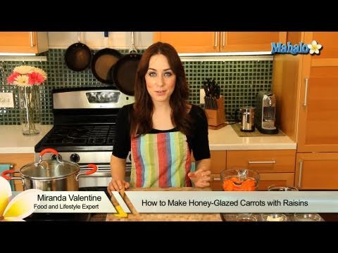 how-to-make-honey-glazed-carrots-with-raisins