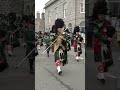 Drum Major leading Huntly &amp; District Pipe Band into Huntly for their 75th Anniversary 2023 #shorts