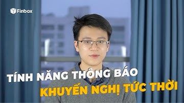 Khuyến nghị tức thời | Hướng dẫn sử dụng Thông báo Finbox