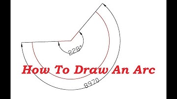 AutoCAD Tutorial : How to draw Arc in CAD