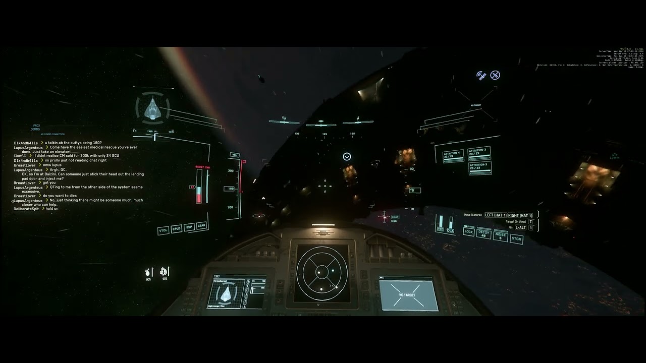Star Citizen Baijini Point Combat Landing