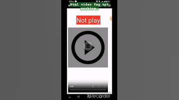 Html video Tag not working in mobile phone