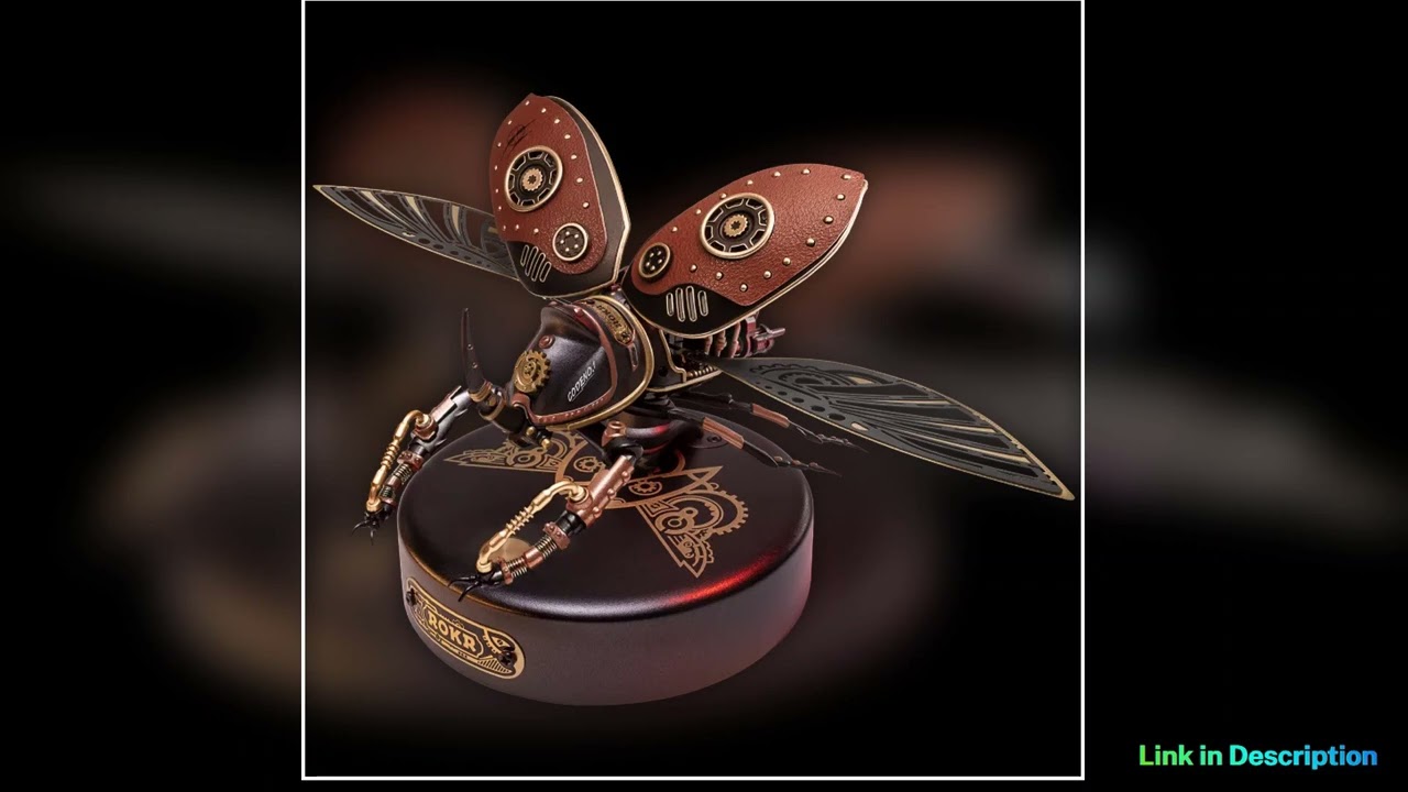 Robotime Rokr 3D Puzzle Golden Coin Turtle Industrialstyle Building Block Toys for Kids Adults Stea