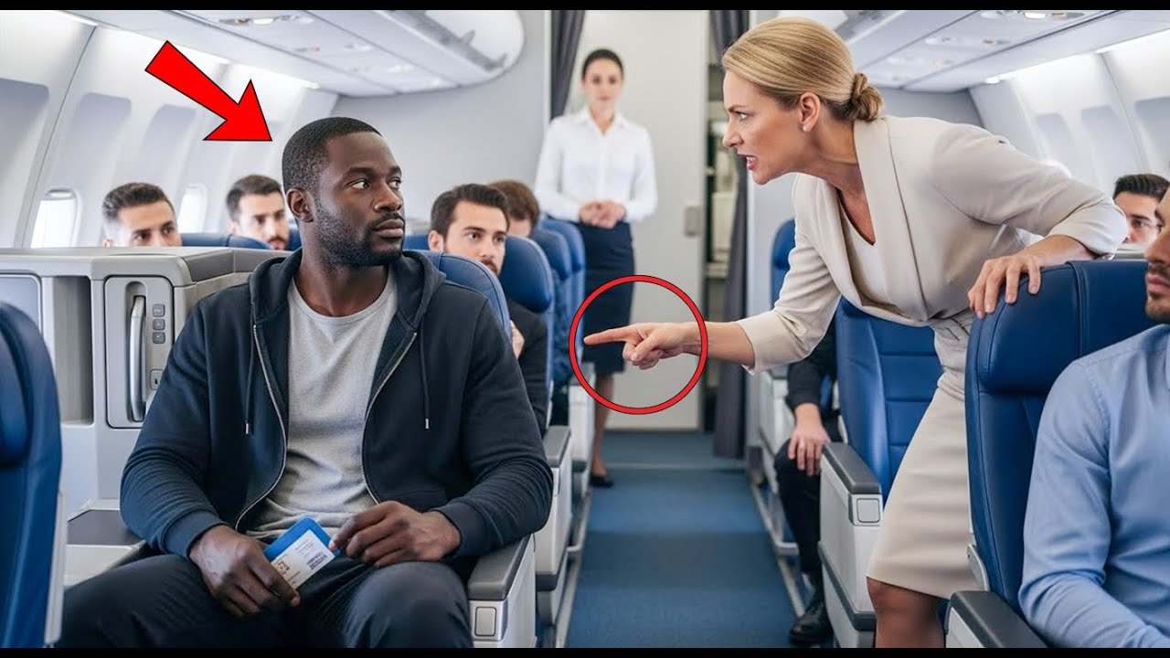 White Passenger Demands Black Man’s Seat — Shocked When He Fires the Crew Midair