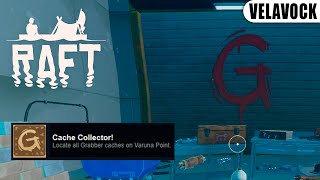 Raft — Достижение «Cache Collector». Все тайники Граббера (Щипача) на Varuna Point