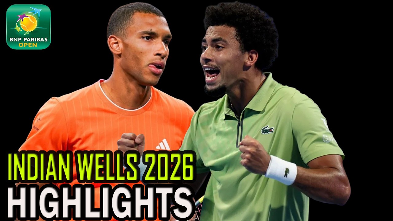 Felix Auger-Aliassime vs Arthur Fils Round 4 | Indian Wells 2026