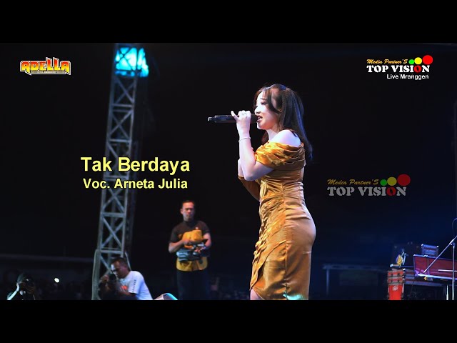 TAK BERDAYA ARNETA JULIA COVER ADELLA LIVE MRANGGEN DEMAK // CUMI CUMI AUDIO // TOP VISION class=