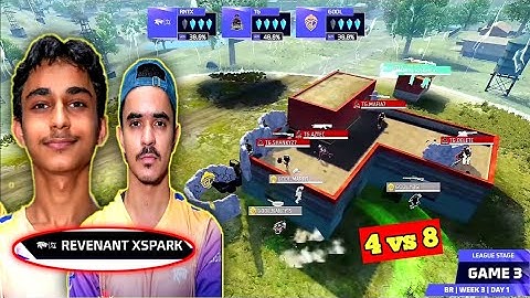 REVENANT XSPARK 4 vs 8 CLUTCH FFMIC 2025 LEAGUE STAGE WEEK 3 DAY 1