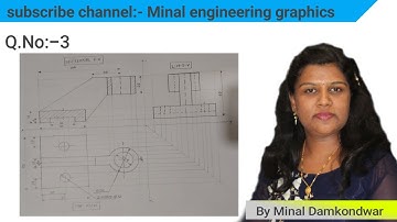 Sectional Orthographic View Problem No: 3