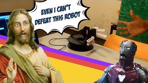 Rock Paper Scissor Playing Robot | An Arduino and Python based Robot that even God Can