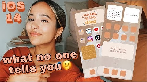 iOS 14 aesthetic custom home screens + organization tips! (pros + cons)