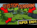 How to make terrain in Fortnite Creative!