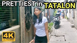 UNBELIEVABLE ALLEY in TATALON | WALKING TOUR HIDDEN LIFE in TATALON Quezon City Philippines [4K] 🇵🇭