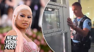 Police attempt to arrest Nicki Minaj in Amsterdam for allegedly carrying drugs