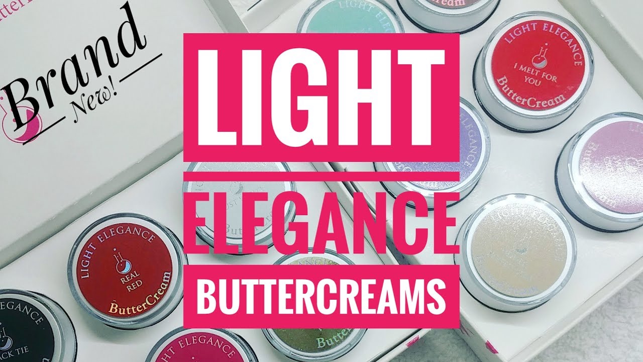 LIGHT ELEGANCE BUTTERCREAMS // BRAND NEW // GEL NAILS // JO WICKENS