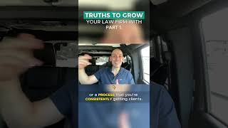 TRUTHS to GROW your LAW FIRM WITH. PART 1 shorts digitalmarketing socialmedia seo expert tips