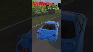 nissan skyline flashback😔 #shorts nissan skyline flashback😔 #shorts