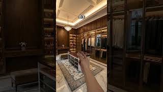 Luxury Walk-in Closet and Master Bathroom Design Ideas