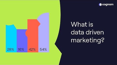 What is data driven marketing?