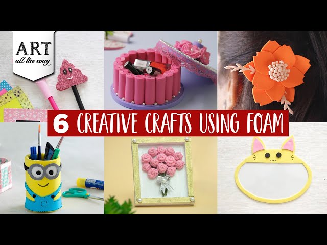 Kids DIY Crafts Paper Sponge - Kids Craft station
