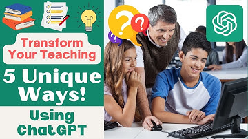 How to Use ChatGPT in Teaching - 5 Unique Ways! | Revolutionize Your Classroom with AI #chatgpt