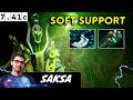 Saksa Rubick Soft Support - Dota 2 Patch 7.41c pro Player Full Gameplay