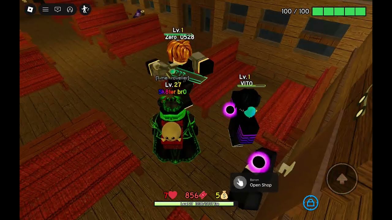 Trying out the new bomb class in roblox infinity train!