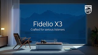 Philips Fidelio X3 wired over-ear open-back headphones – Crafted for serious listeners