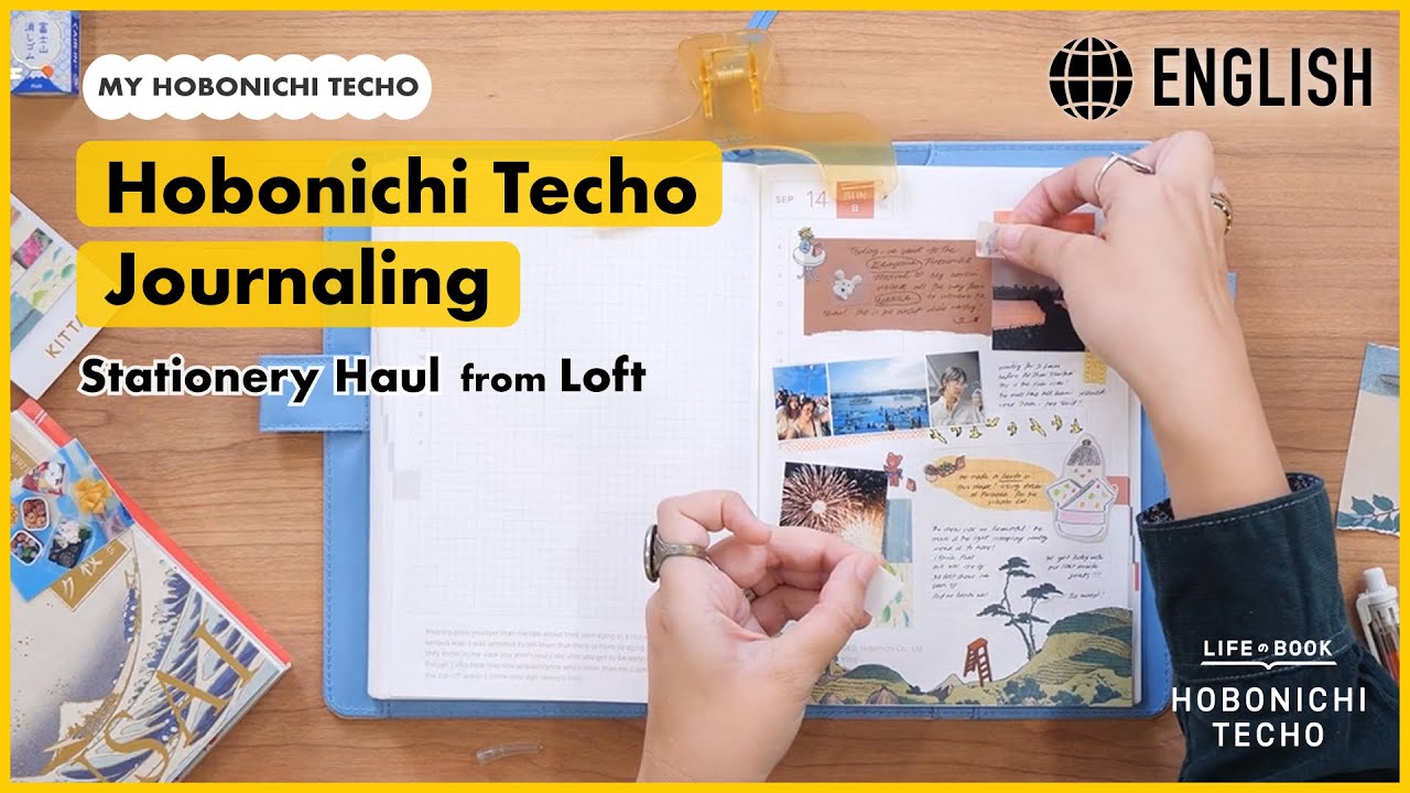 Journal With Me | Decorating My Hobonichi Techo with Stationery from Shibuya Loft