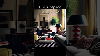 1970s inspired living room designs #homedesign #interiordesign #livingroom