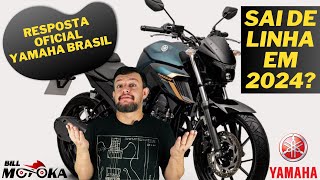 FZ-25 sairá de linha no final de 2024?  Resposta oficial Yamaha Brasil que terá novidades em 2024.