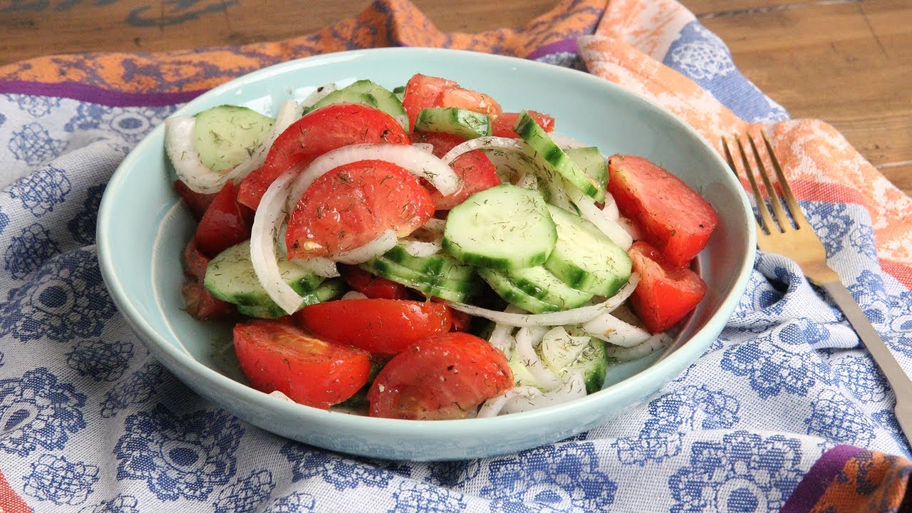 Easy Tomato & Cucumber Salad | Episode 1175 | Laura in the Kitchen