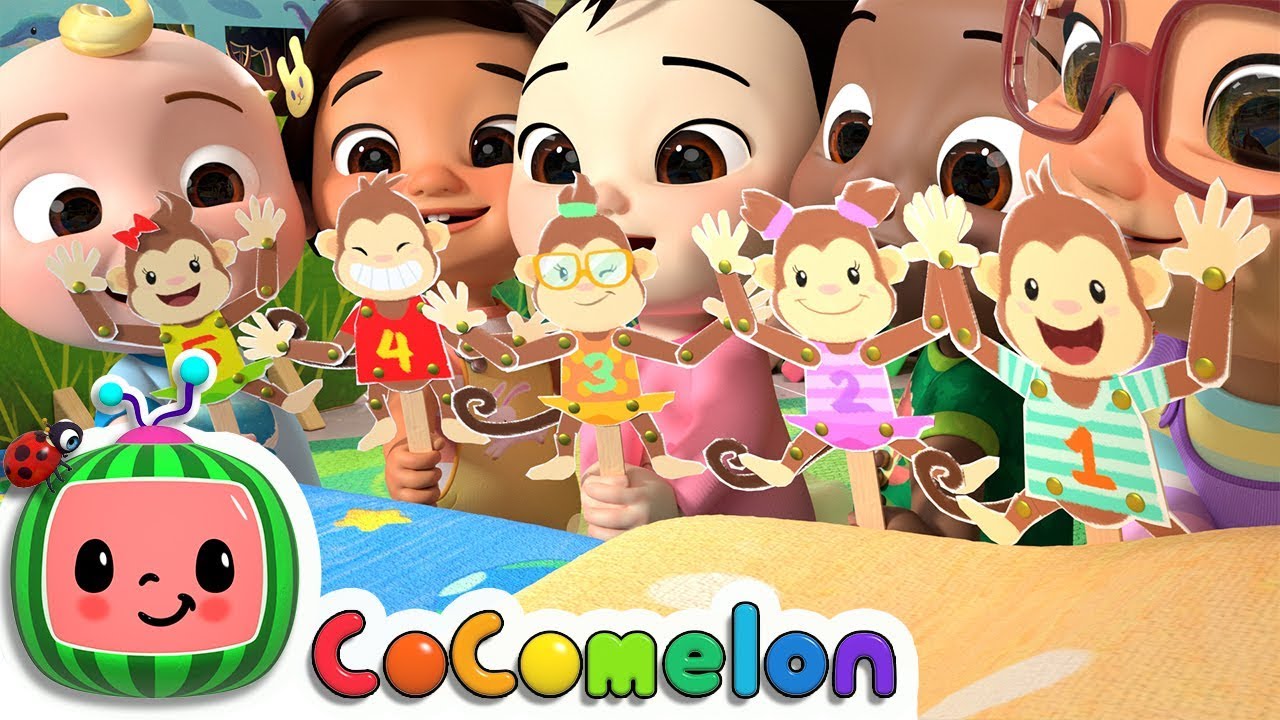 Five Little Monkeys | CoCoMelon Nursery Rhymes & Kids Songs