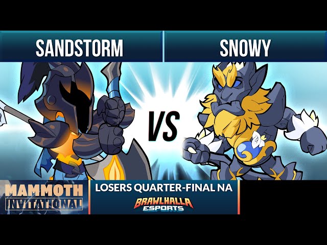 Sandstorm vs Snowy - Losers Quarter-Final - Mammoth Invitational 2021 - NA 1v1