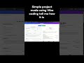 Simple Vibe Coded Project #coding #programming #project