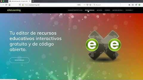 Crear una secuencia didáctica con eXeLearning