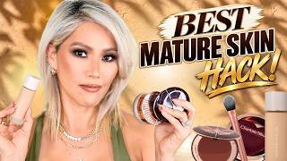 BEST Mature Skin HACK! | NEW Westman Atelier Foundation + Charlotte Tilbury Powder